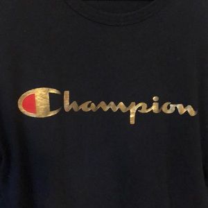 Champion Men’s Navy long sleeve t-shirt